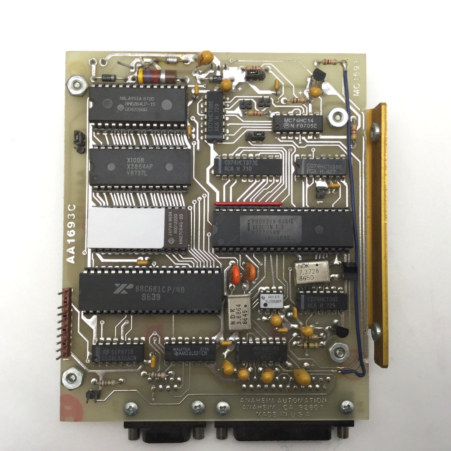 Used Anaheim Automation AA1693C MC1693 Logic Board