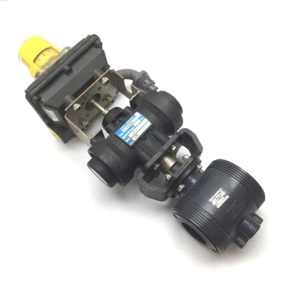 Used Asahi America BP79M2PSNST Pneumatic Actuator Spring Return, 1040N & Duo-Bloc 21