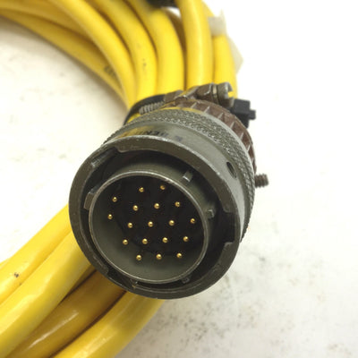 Used Parker Compumotor 71-015886-16 Servo Motor Encoder Feedback Cable, 16' 18-Pin MS