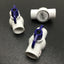 Used Lot of 3 FloEBV-0500-T Ball Valve, PVC, 1/2" Threaded, 150PSI