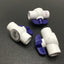 Used Lot of 3 FloEBV-0500-T Ball Valve, PVC, 1/2" Threaded, 150PSI