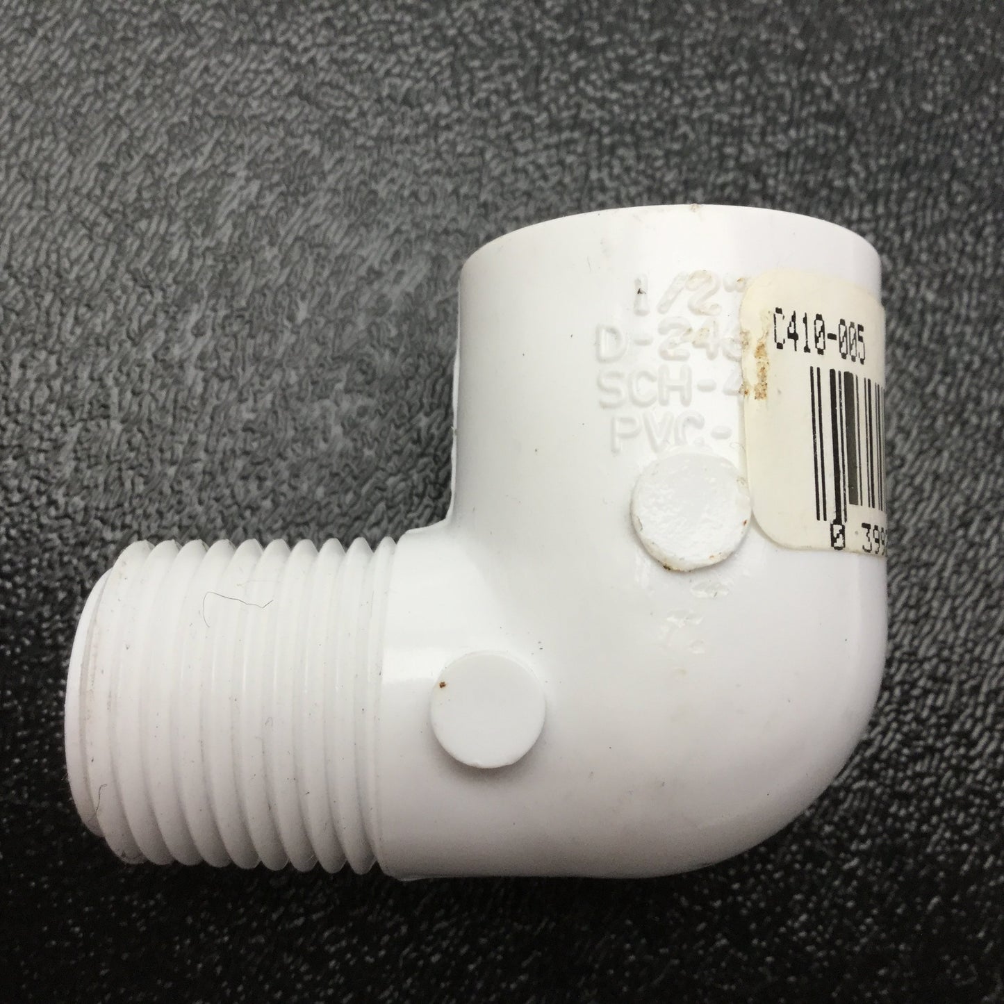 Used Lot of 8 Nibco C410-005 PVC 90 Degree Elbow, 1/2" Male to 1/2" Female