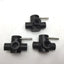 Used Lot of 3 Evsco 1/4" Elliptic Valve, 2-Position 3-Way, Pressure Rating: 100psi