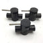 Used Lot of 3 Evsco 1/4" Elliptic Valve, 2-Position 3-Way, Pressure Rating: 100psi