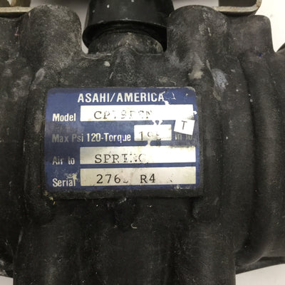 Used Asahi America CP79PSN Pneumatic Actuator Spring Return, 1040N & Duo-Bloc
