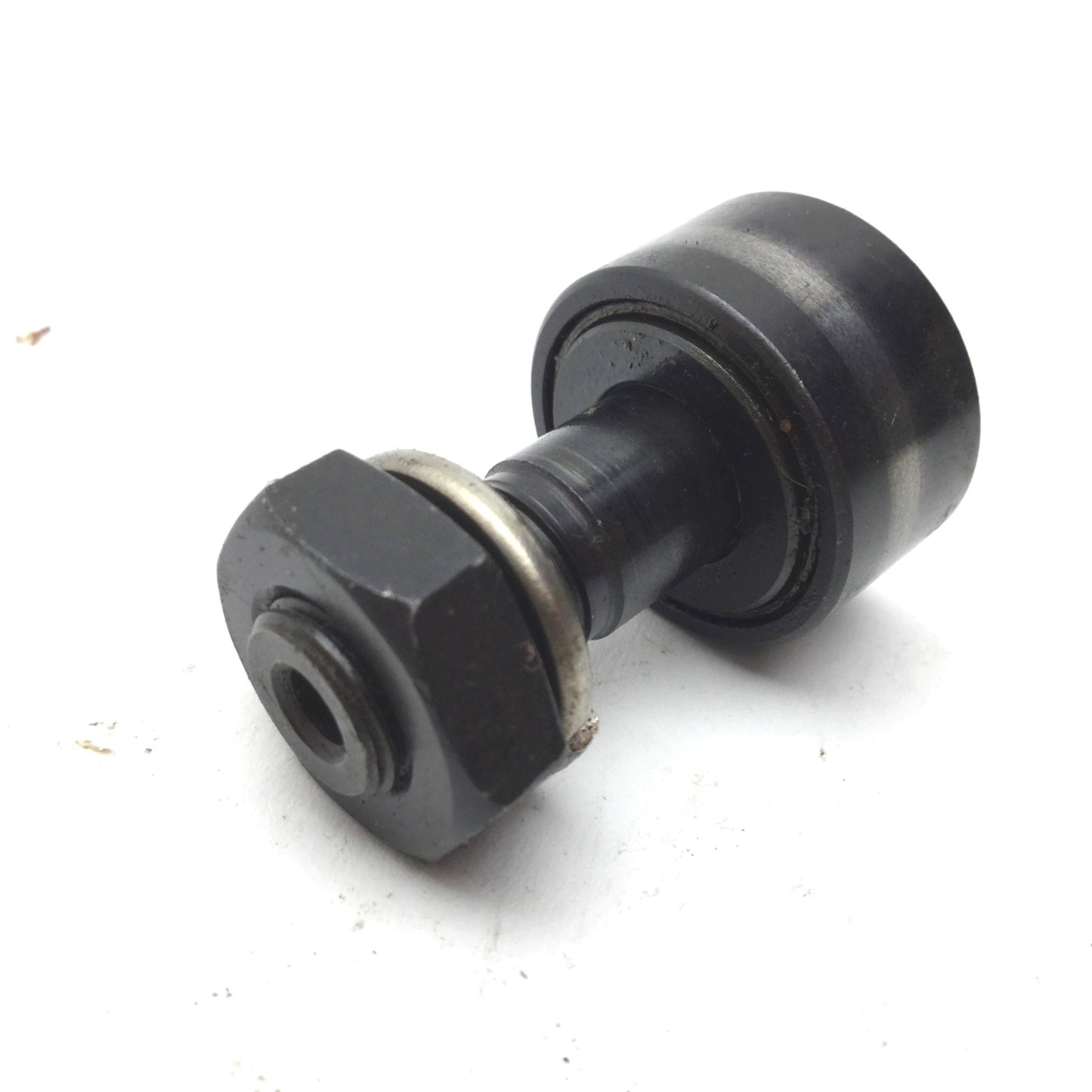 Used McGill MCFR 22 SB Crowned Cam Follower Roller: 22mm dia, 12mm Width, Stud: 23mm