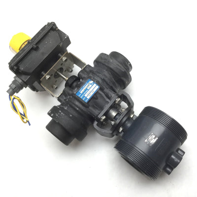 Used Asahi America CP79M2PSNST Pneumatic Actuator Spring Return, 1040N & Duo-Bloc 21