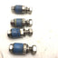 Used Lot of 4 Blue Cam Followers, Roller: 25mm Dia, 22mm Width, Stud: 22mm