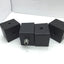 Used Lot of 4 Hammond 1590-V Aluminum E-Stop Enclosures Holes ,4.75" x 4.75" x 3.5"