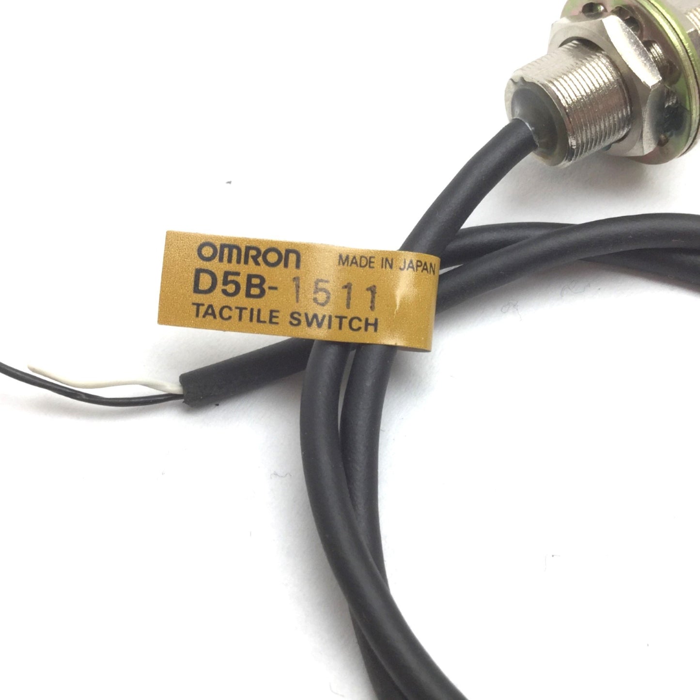 Used Omron D5B-1511 Wobble Stick Limit Tactile Switch, Power: 30mA 30VDC, SPST-NC
