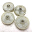 Used Lot of 4 Cart Wheels, Dimensions: Diameter: 76mm, Width: 25mm, 10mm ID