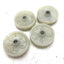 Used Lot of 4 Cart Wheels, Dimensions: Diameter: 76mm, Width: 25mm, 10mm ID
