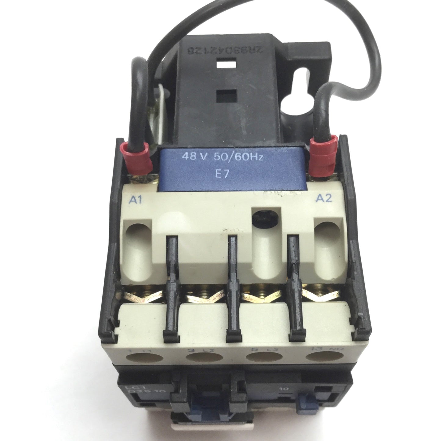 Used Telemecanique LC1 D25 10 Contactor, 3-Pole With N/O Auxiliary, Coil: 48V 50/60Hz