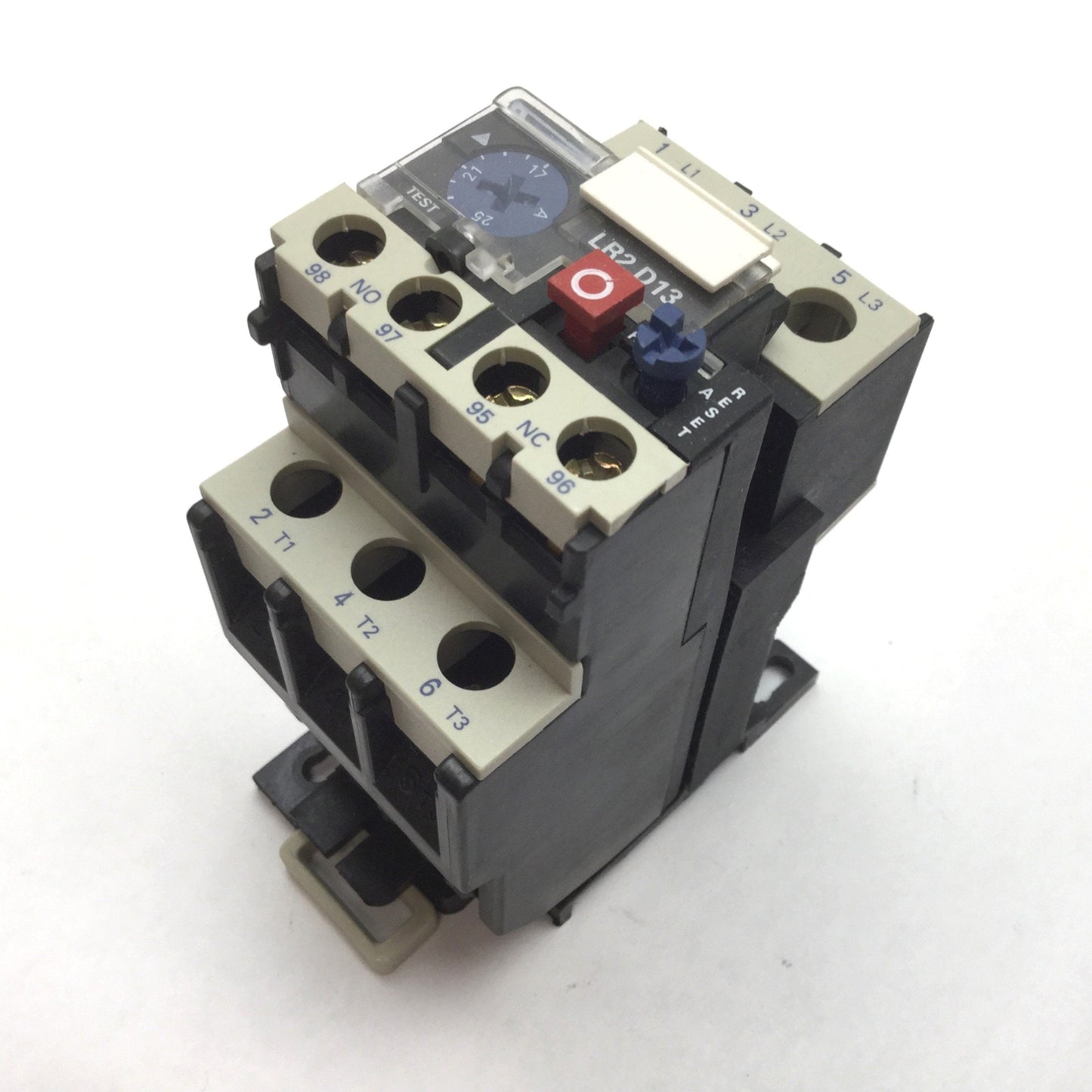 Used Telemecanique LR2-D1322 Thermal Overload Relay With LA7-D1064 Terminal Block