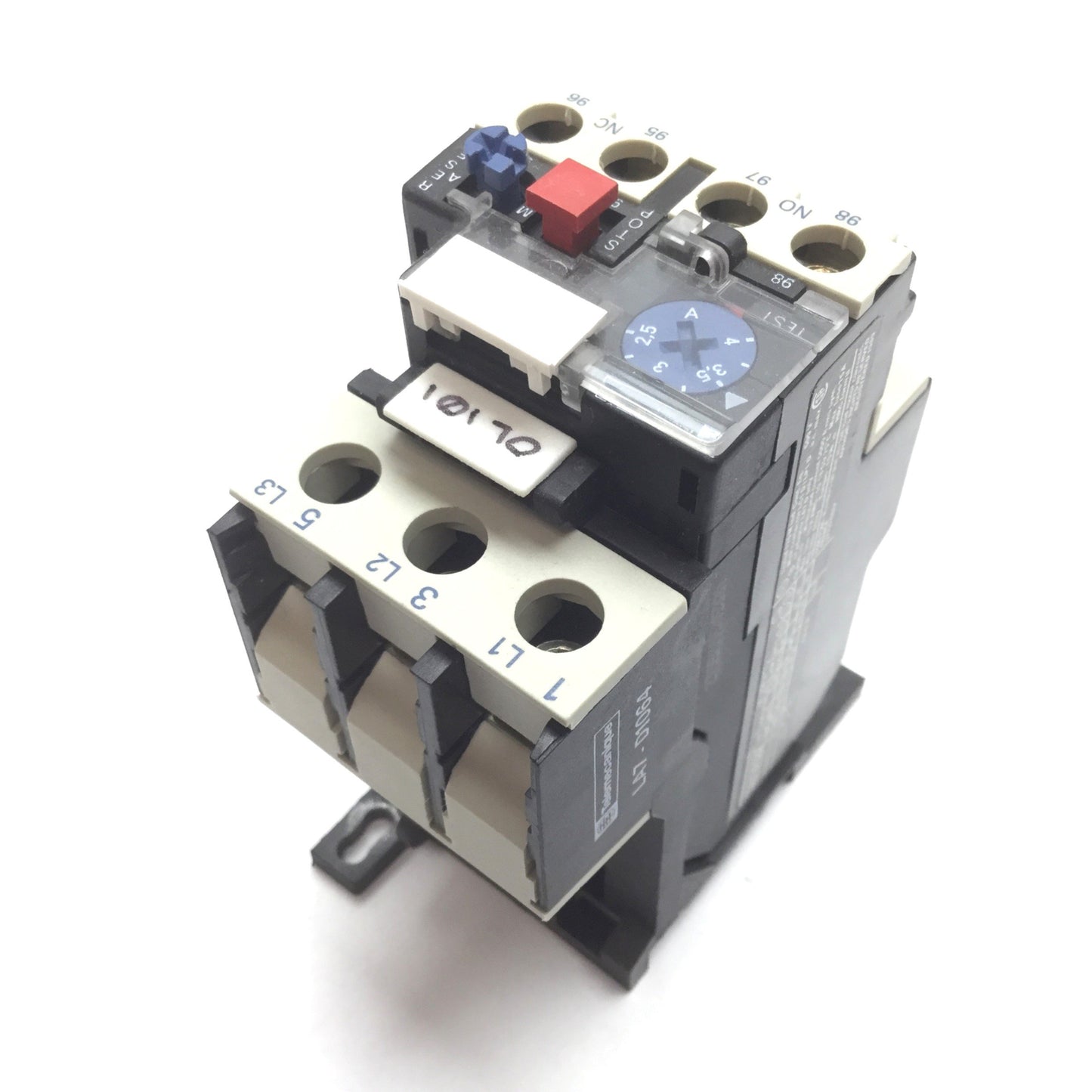 Used Telemecanique LR2-D1308 Thermal Overload Relay With LA7-D1064 Terminal Block