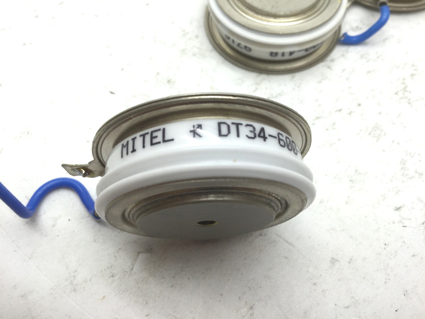 Used Lot of 3 Dynex Rivett DT34-600-418 Power Transistor, D 1.64" x H .58"
