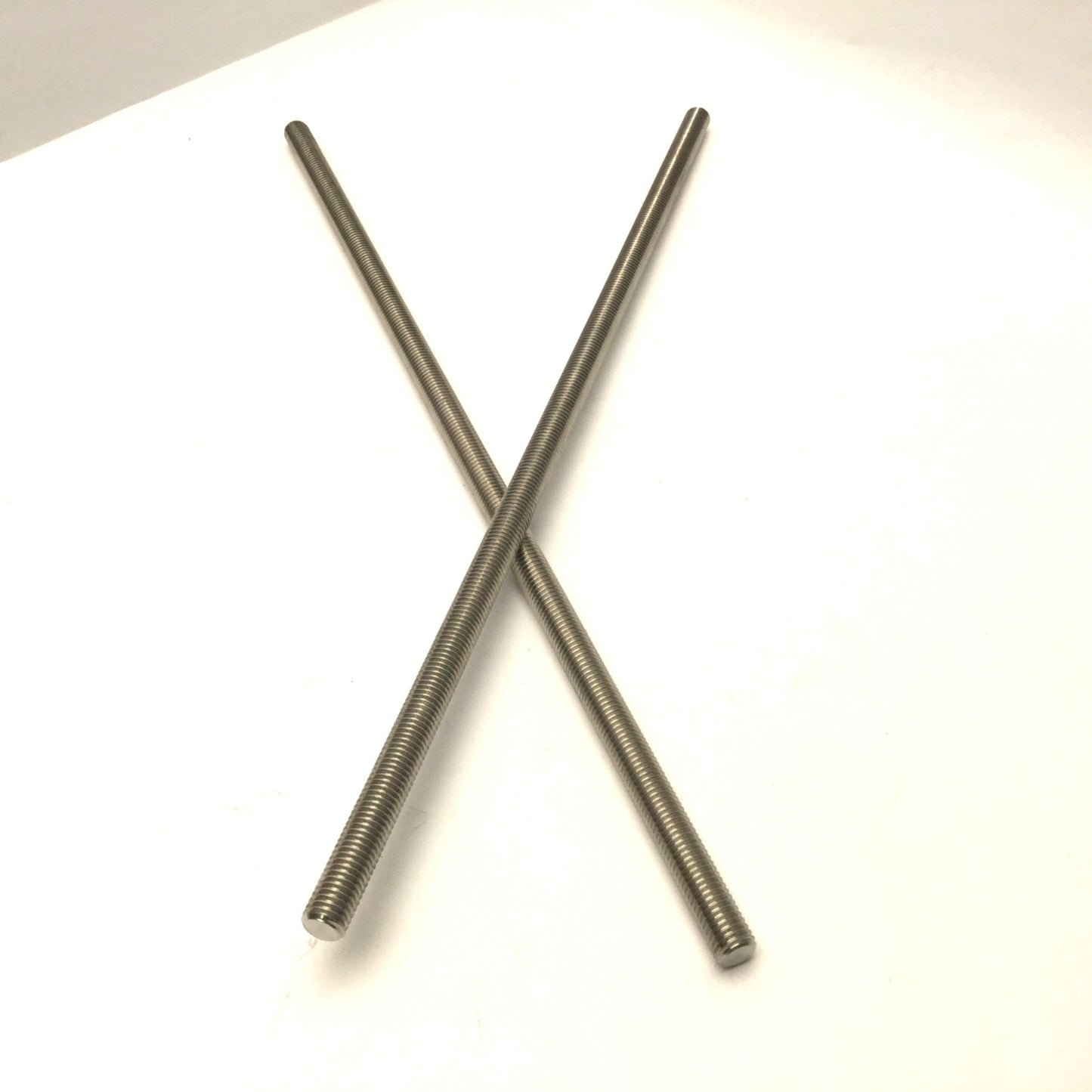 Used Lot Of 2 Metric Super-Corrosion-Resistant 316 Stainless Steel Threaded Rods