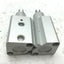 Used Lot of 2 SMC RSDQB20-10DR Pneumatic Cylinders, Bore: 20mm, Stroke: 10mm, Magnet