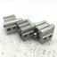Used Lot of 3 SMC NCQ8C106-025 Pneumatic Cylinders, Bore: 1-1/16" Stroke: 1/4" Clevis