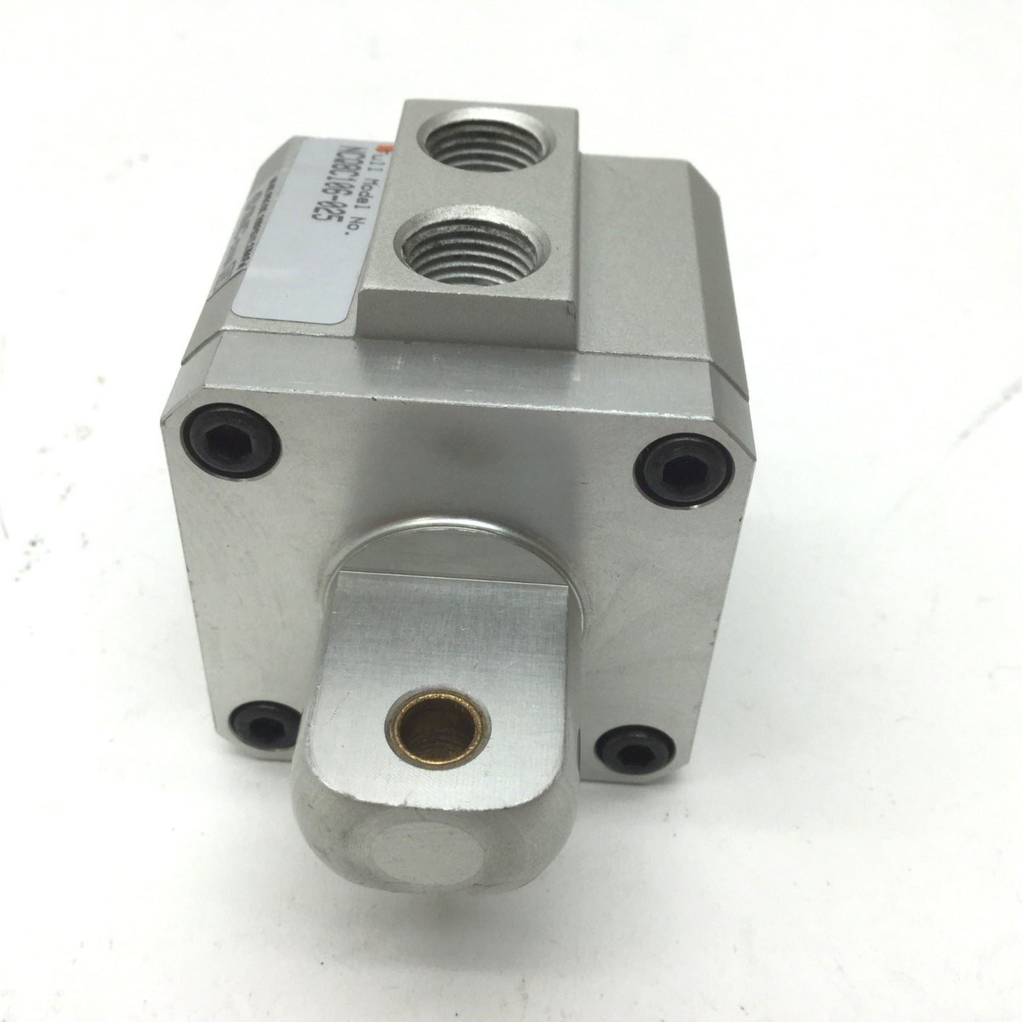 Used Lot of 3 SMC NCQ8C106-025 Pneumatic Cylinders, Bore: 1-1/16" Stroke: 1/4" Clevis
