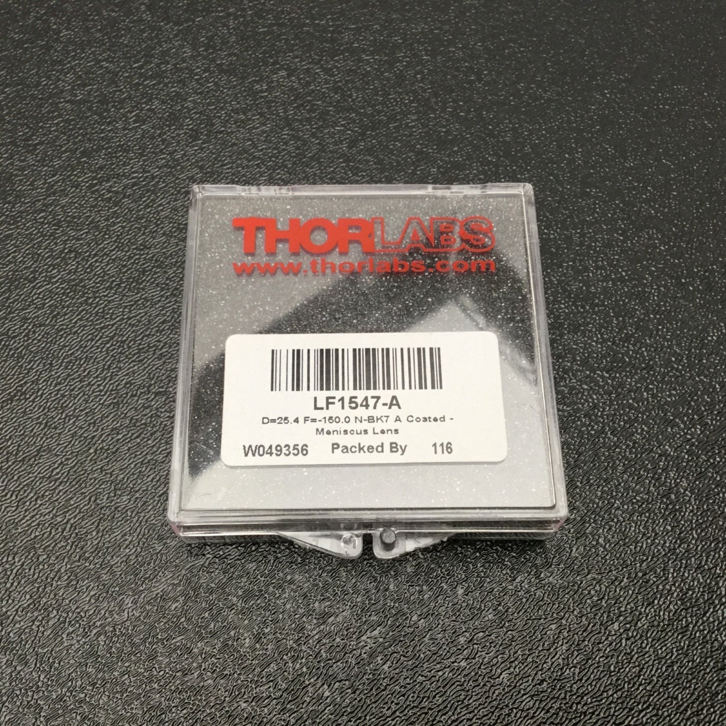 New Thorlabs LF1547-A N-BKZ Negative Meniscus Lens, 1" Dia. ARC 350-700nm, F=-150mm
