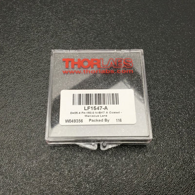 New Thorlabs LF1547-A N-BKZ Negative Meniscus Lens, 1" Dia. ARC 350-700nm, F=-150mm