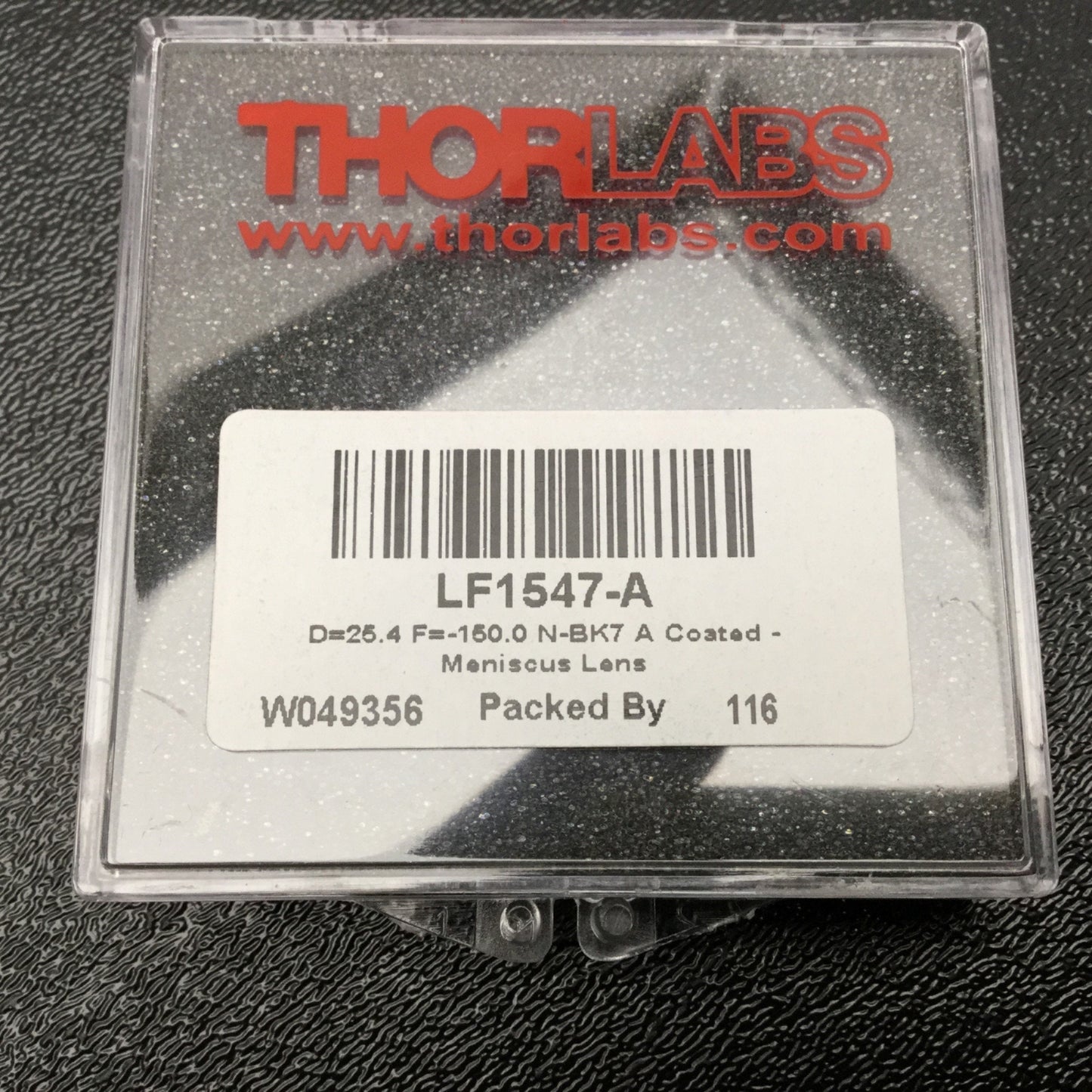 New Thorlabs LF1547-A N-BKZ Negative Meniscus Lens, 1" Dia. ARC 350-700nm, F=-150mm