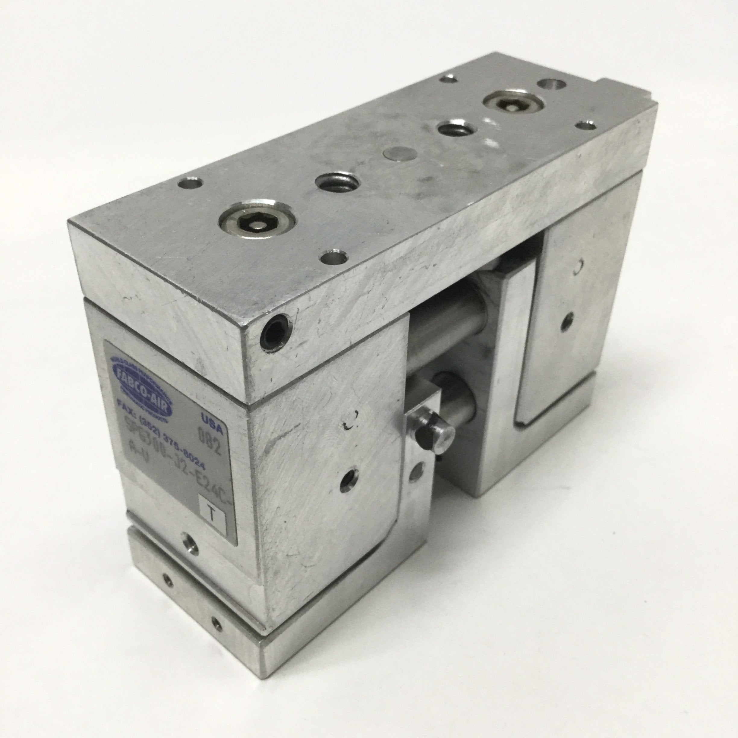 Fabco-Air SPG300-J2-E24C-A-V Synchronous Parallel Gripper, 22 lbf, 0.5 ...