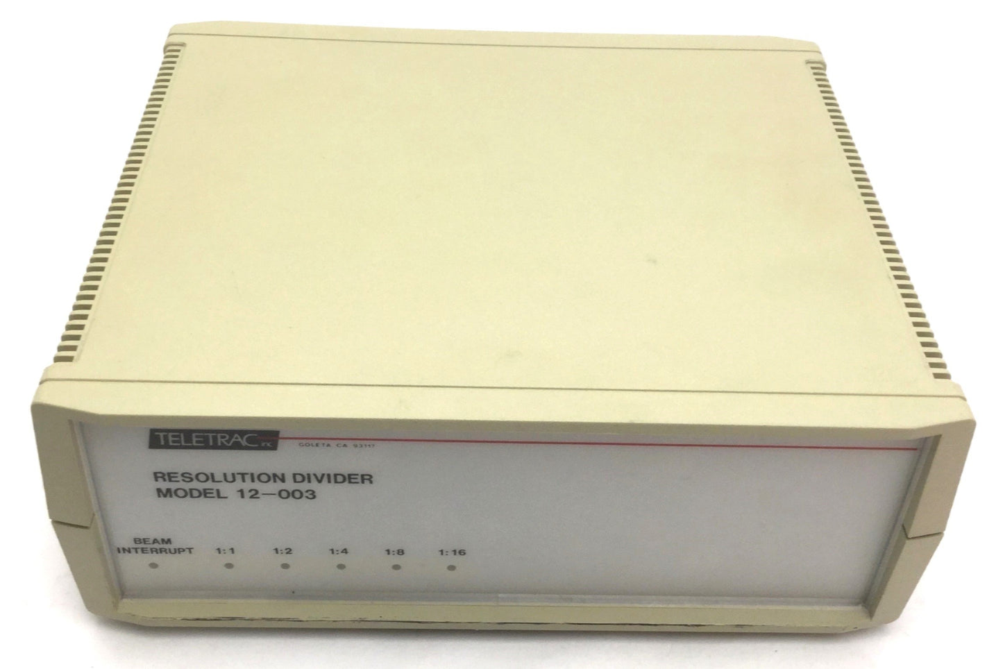 Used Teletrac Model 12-003 Resolution Divider, Beam Interrupt, 115/230VAC 50/60Hz