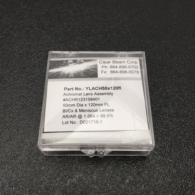 New Clear Beam Corp YLACH50x120FL Achromat Lens Assembly 50mm Dia 120mm Focal Length