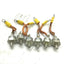 Used Lot of 6 Semikron SKN2F50/06 Fast Recovery Diodes 600 Volt 50 Amp, 1/4-28 Stud