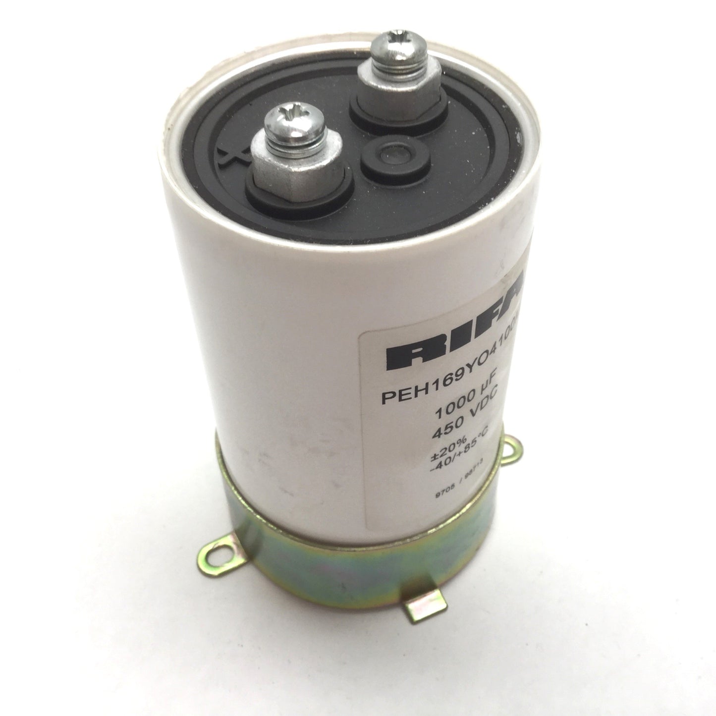 Used Rifa PEH169YO4100M 1000uf 450VDC DC Electrolytic Capacitor, +/-20%