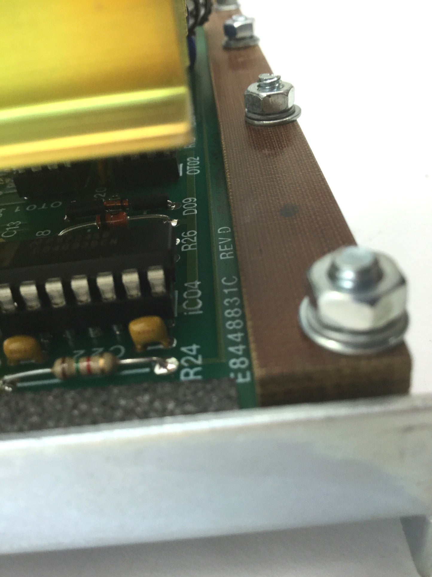 Used JK Lasers E8448831C Rev D Amplifier Card MS 150/330 Base Drive w/ Heatsink