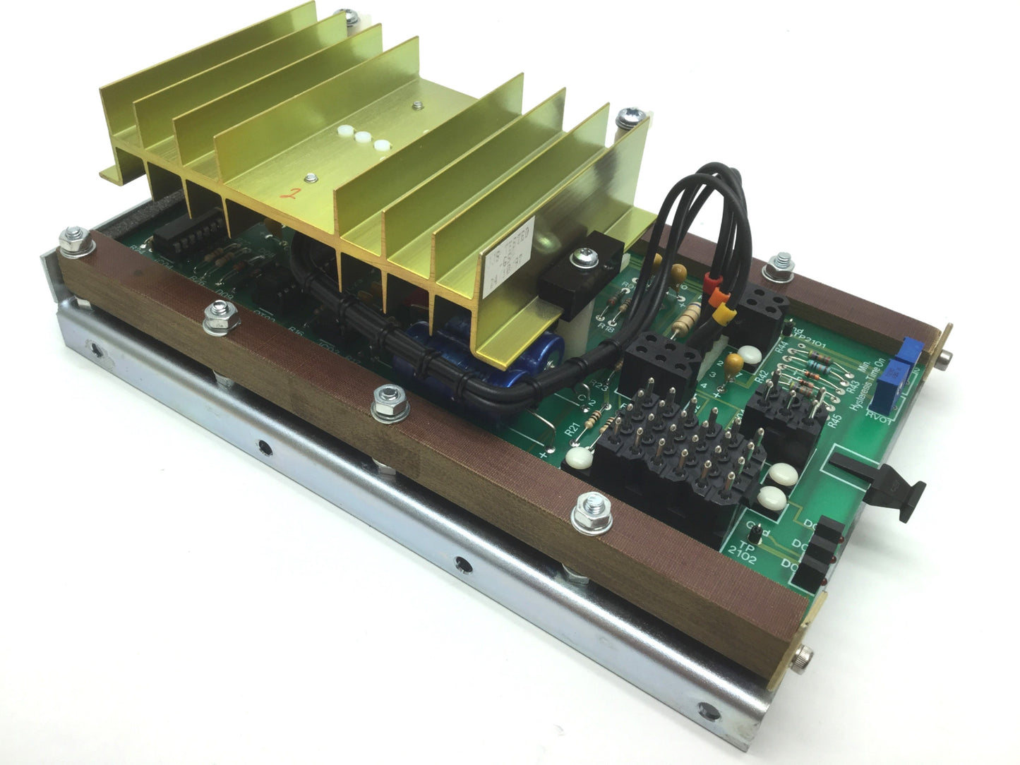 Used JK Lasers E8448831C Rev D Amplifier Card MS 150/330 Base Drive w/ Heatsink