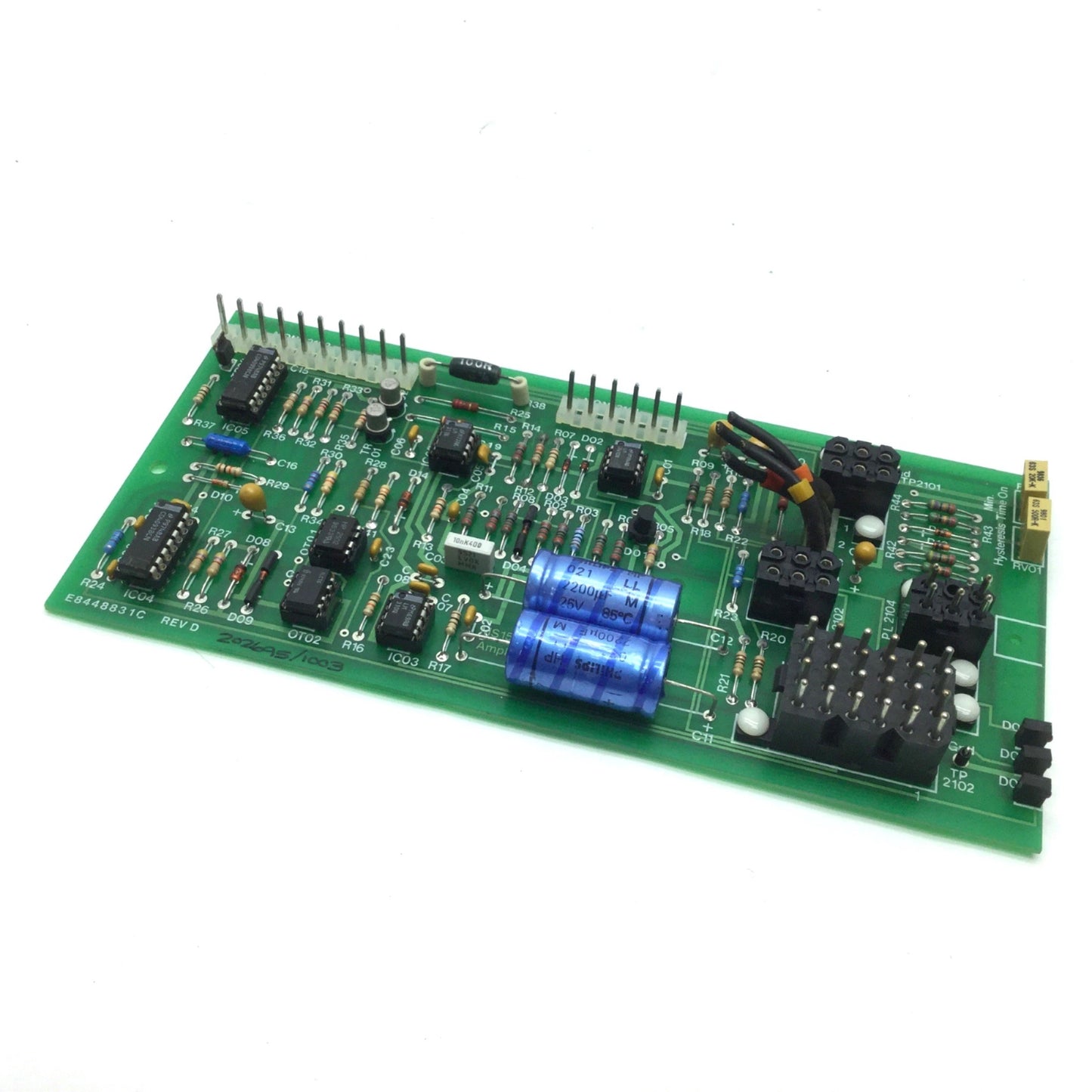 Used JK Lasers LTD E8448831C X4-2573/1009 Amplifier Card, Rev D MS 150/330 Base Drive