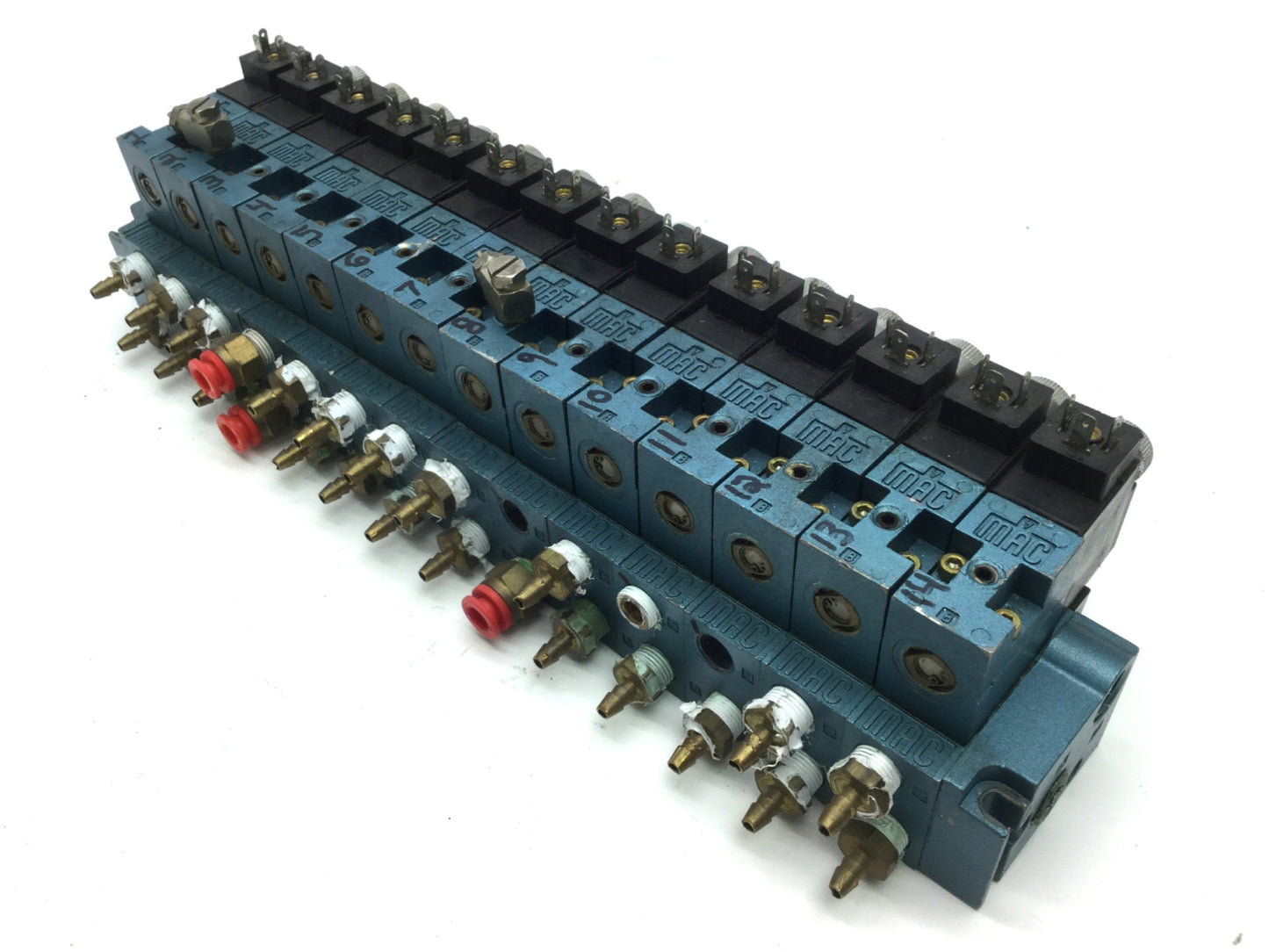 Used Lot of 10 Mac 45A-MAC-DDAJ-4KE and 4 Mac 45A-MAJ-DDAJ-4KE Solenoid Valves