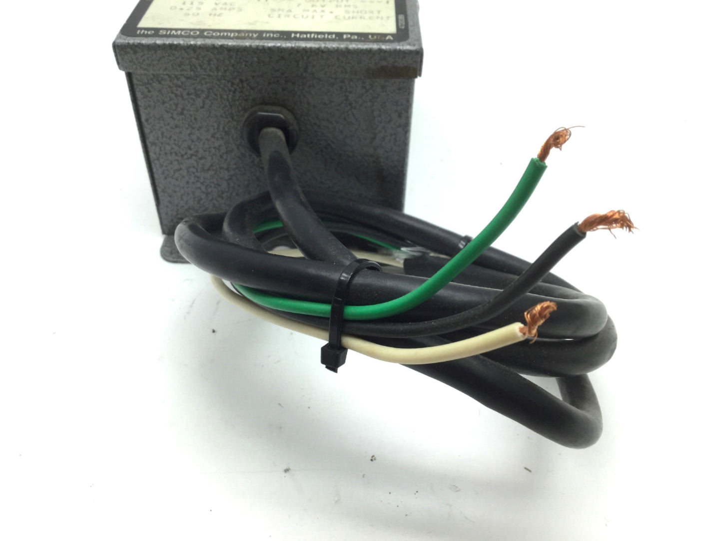 Used Simco 4000074 D 167Q Static Eliminator Power Unit In: 115VAC 0.25A, Out: 7kV RMS