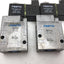Used Lot of 2 Festo MFH-3-1/8 Solenoid Valve, 2-Pos 3-Way MSFG-24/42-50/60