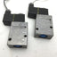 Used Lot of 2 Festo MFH-3-1/8 Solenoid Valve, 2-Pos 3-Way MSFG-24/42-50/60