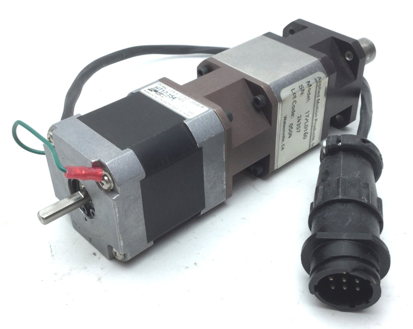 Used Applied Motion 17PL0160 Planetary Gearhead HT17-154 Motor Steps/Revolution: 200