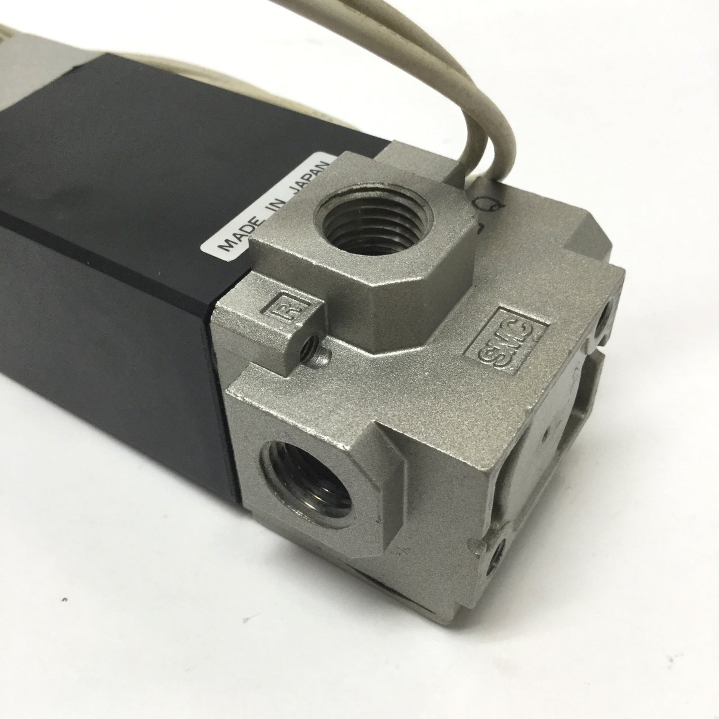 Used SMC NVS3115-02520 Solenoid Directional Air Valve, Direct Operated, 24VDC Coil