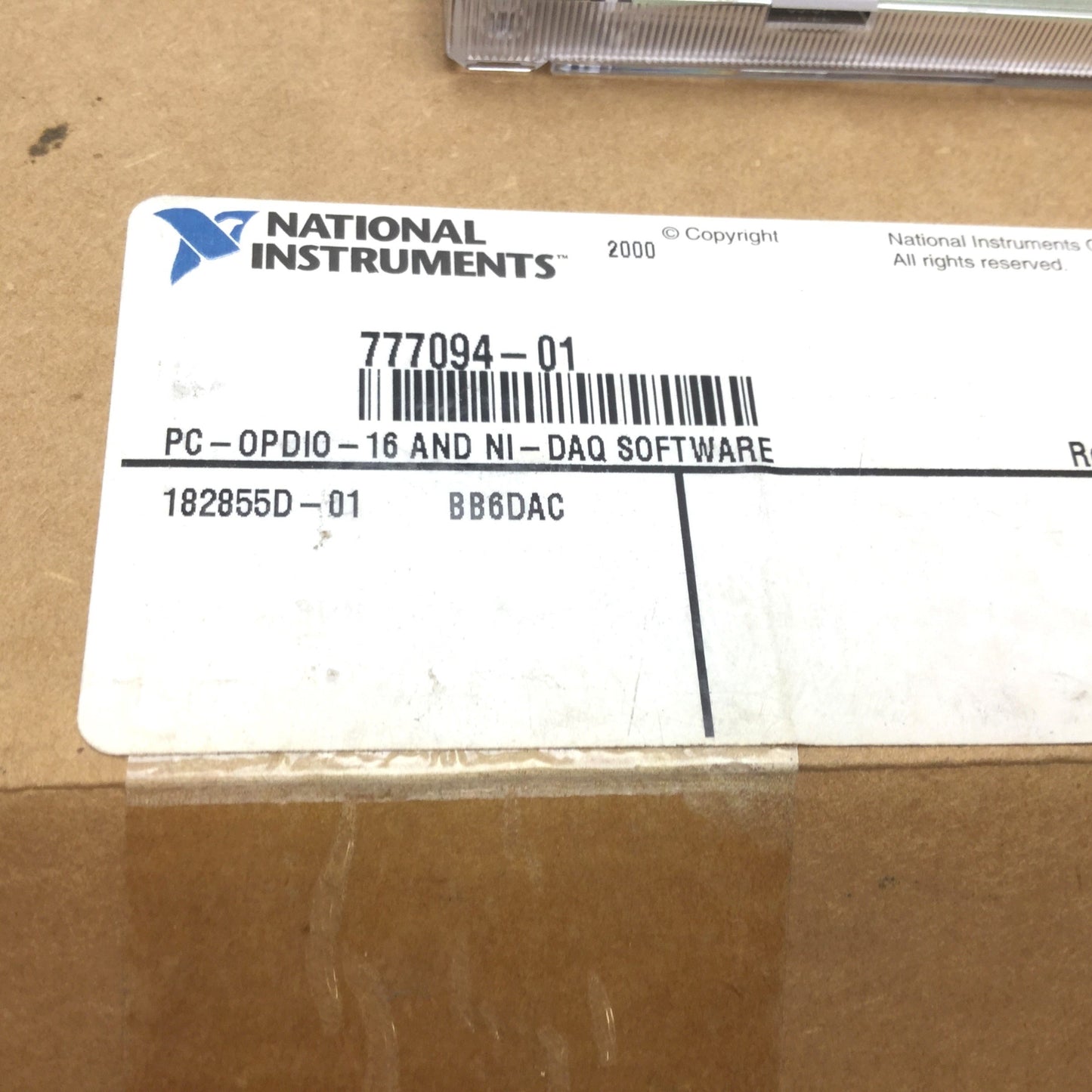 New – Open box National Instruments PC-OPDIO-16 Optically Isolated Digital I/O Board For PC