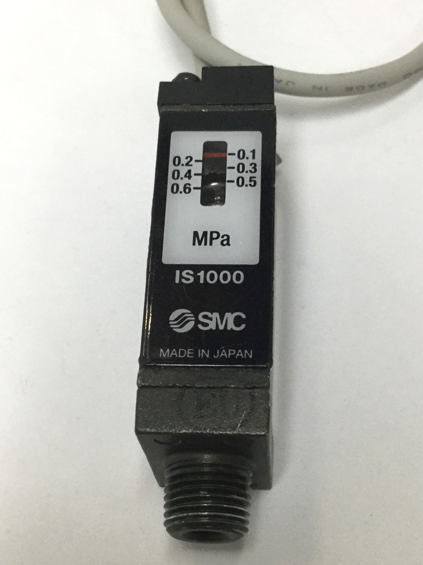 Used SMC IS1000-N01-X202 Mechanical Pressure Sensor Switch 0.1-0.6MPa, 1/8" NPT