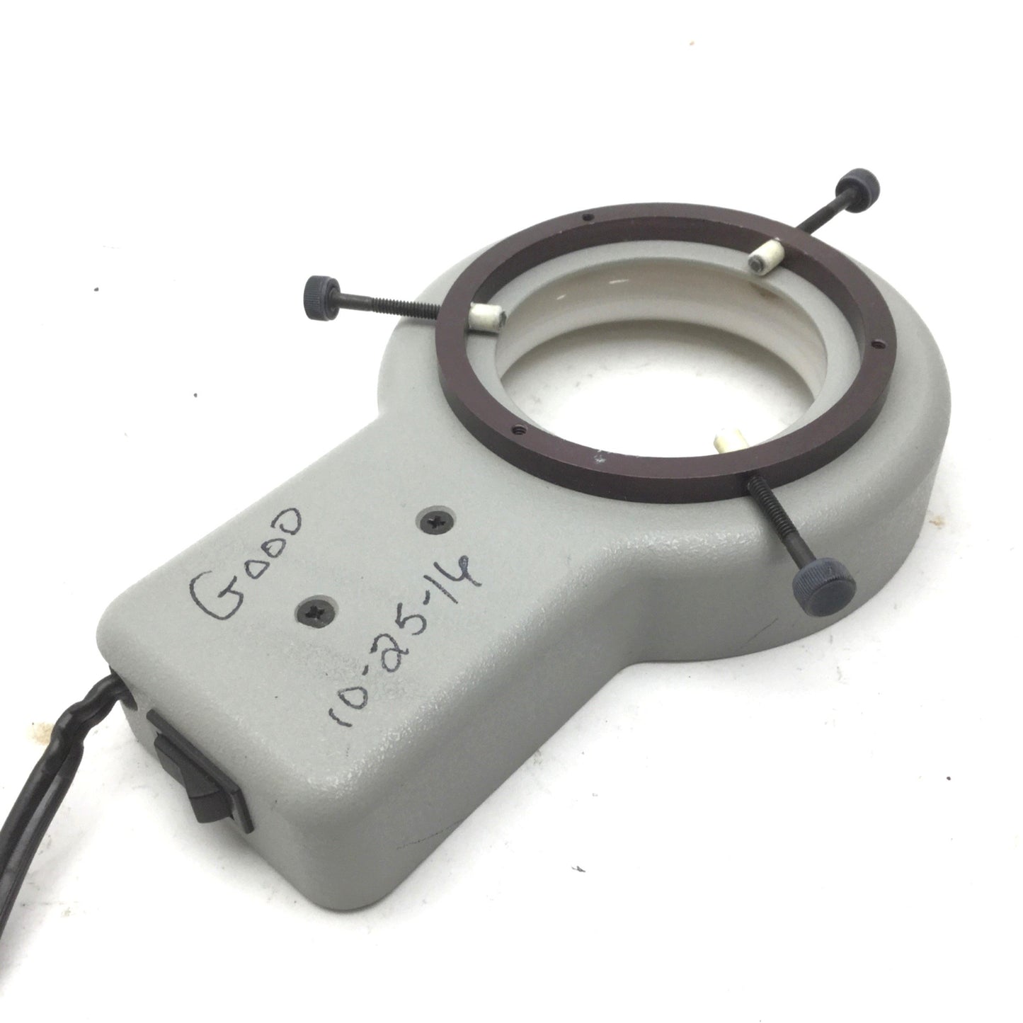 Used Techni-Quip T-Q/TL-2 Techni Light 2 Microscope Ring Illuminator, 115VAC, Grey