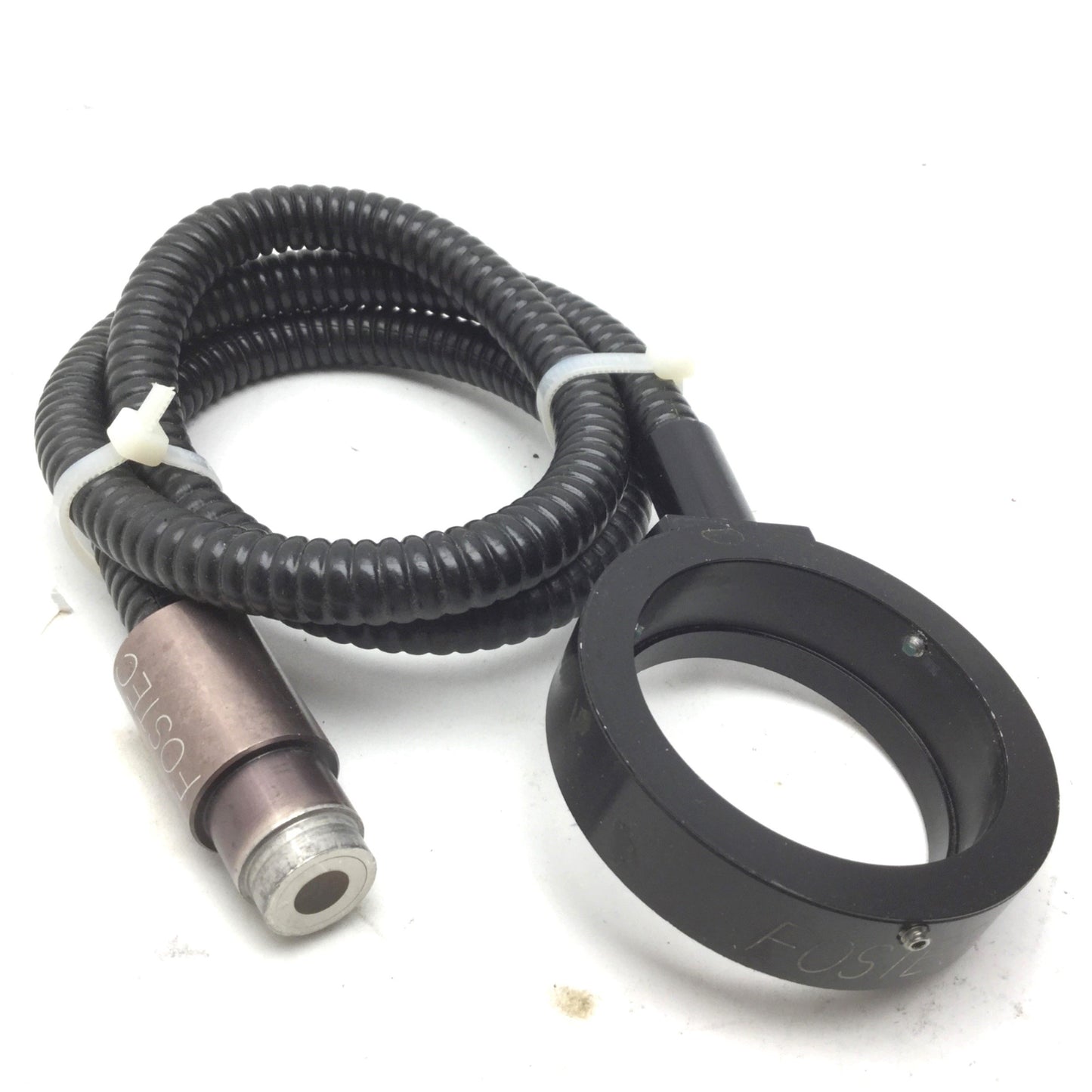 Used Fostec A08630 Fiber Optic Light Ring 2" ID, 5/8" Input, Bundle 5/16", Length 34"