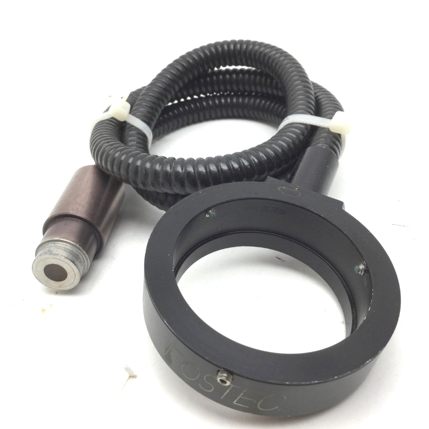 Used Fostec A08630 Fiber Optic Light Ring 2" ID, 5/8" Input, Bundle 5/16", Length 34"