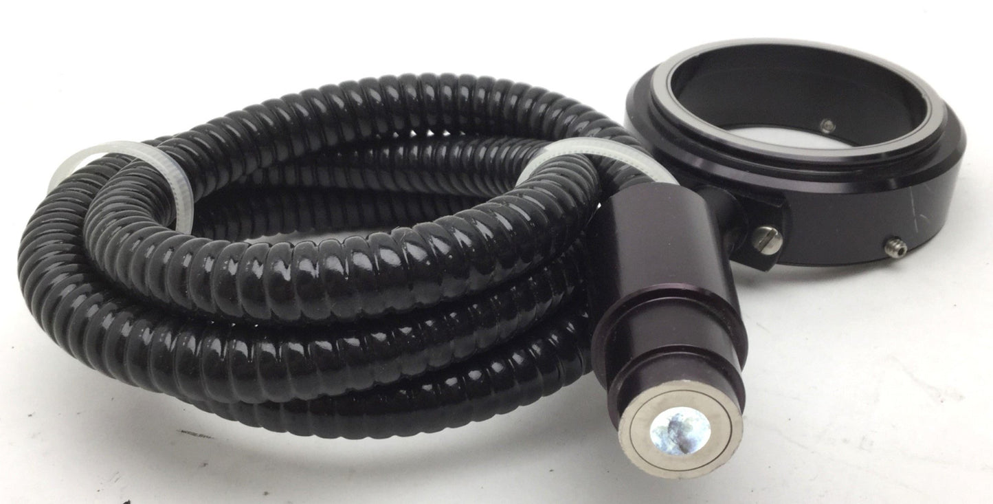 Used Schott A08630 Fiber Optic Light Ring ID 2" Ring, Bundle 5/16", Length 34"