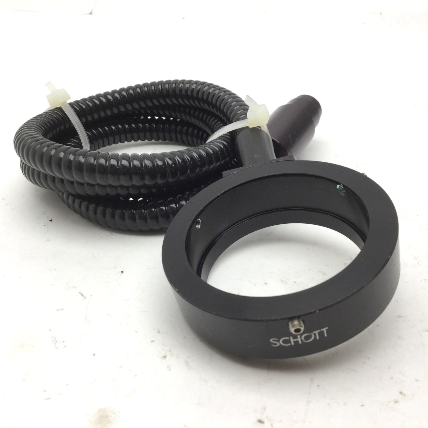 Used Schott A08630 Fiber Optic Light Ring ID 2" Ring, Bundle 5/16", Length 34"