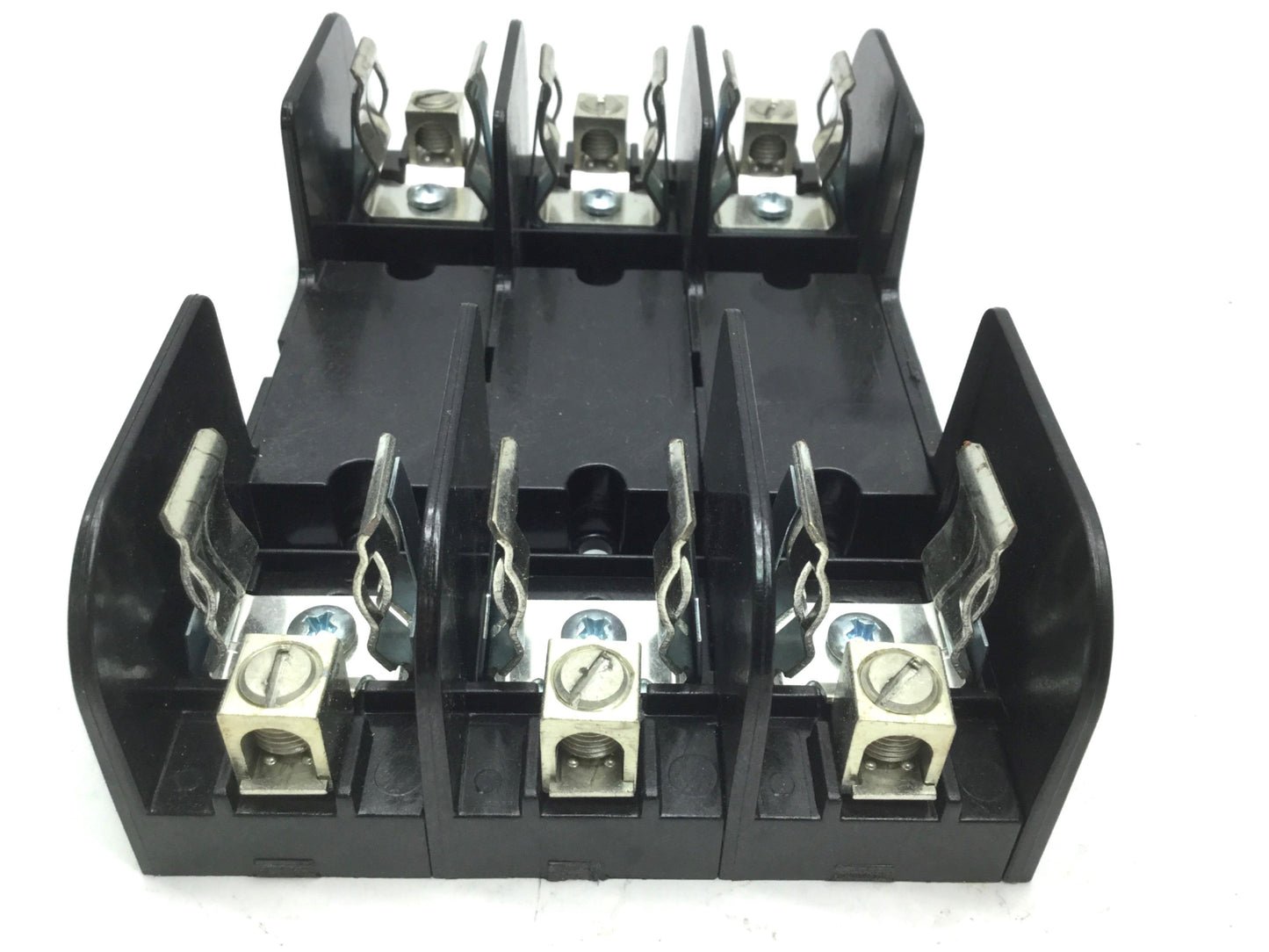 Used Ferraz Shawmut 60608 Fuse Holder, 600V 60A, 3-Pole, Class H/K Fuses