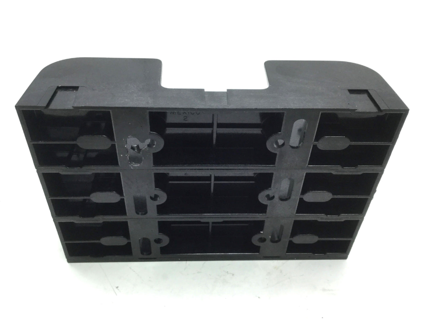 Used Ferraz Shawmut 60608 Fuse Holder, 600V 60A, 3-Pole, Class H/K Fuses